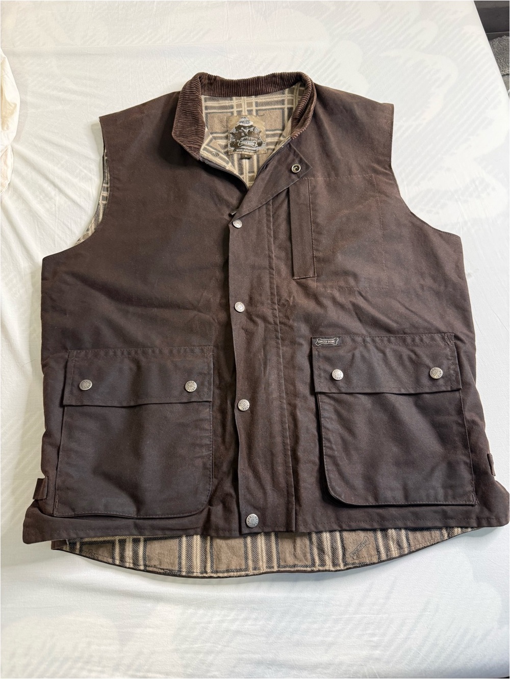 Men's Brown Field Vest